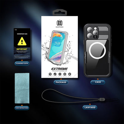 Redpepper Dot+ IP68 Waterproof Case with Magnetic Ring for iPhone 16e Magsafe